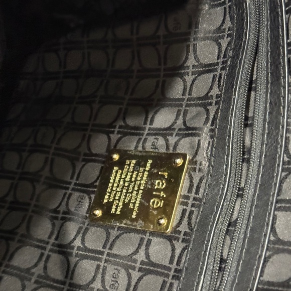 RAFE Black Crocodile-Embossed Leather Tote Bag - Picture 13 of 15